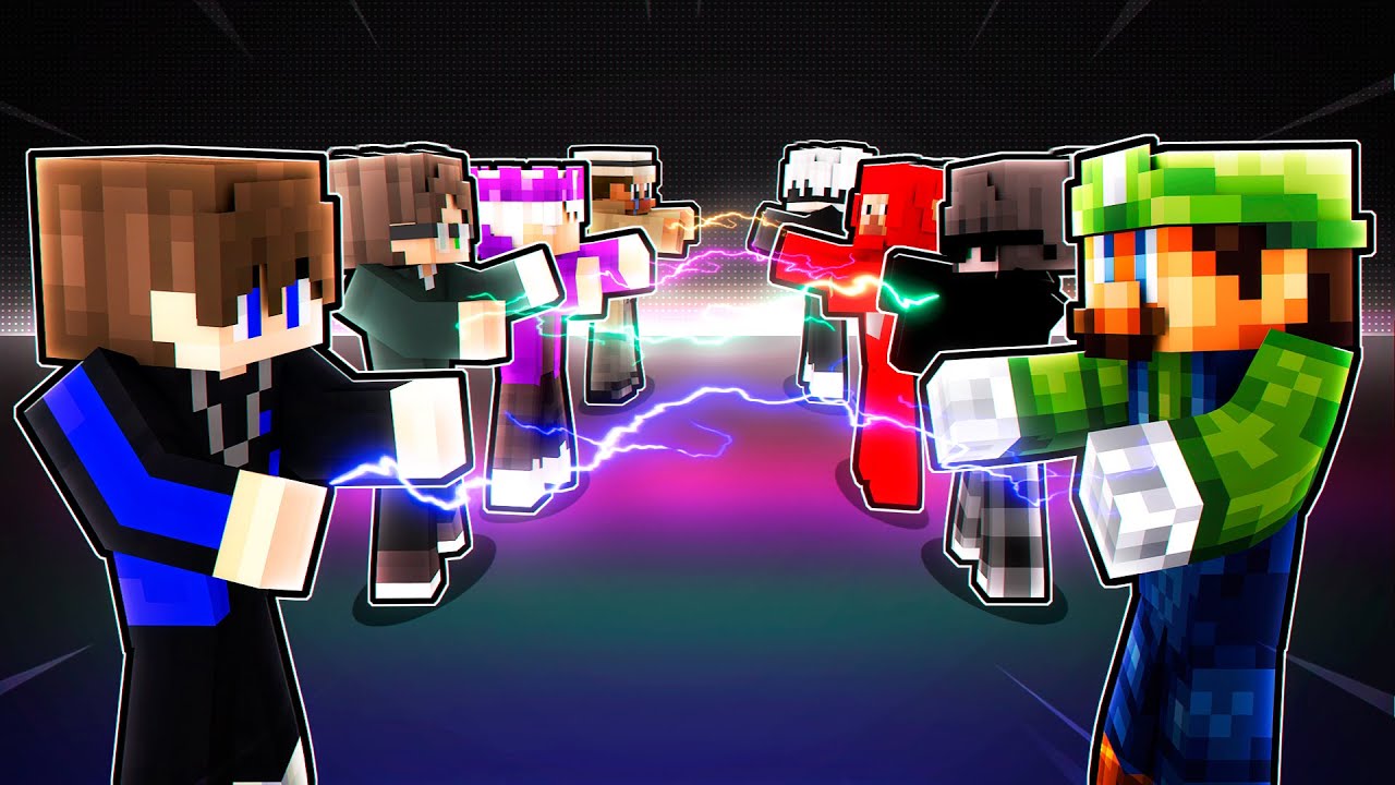 der HEFTIGSTE MINECRAFT HELDEN KAMPF! (4vs4 PVP)