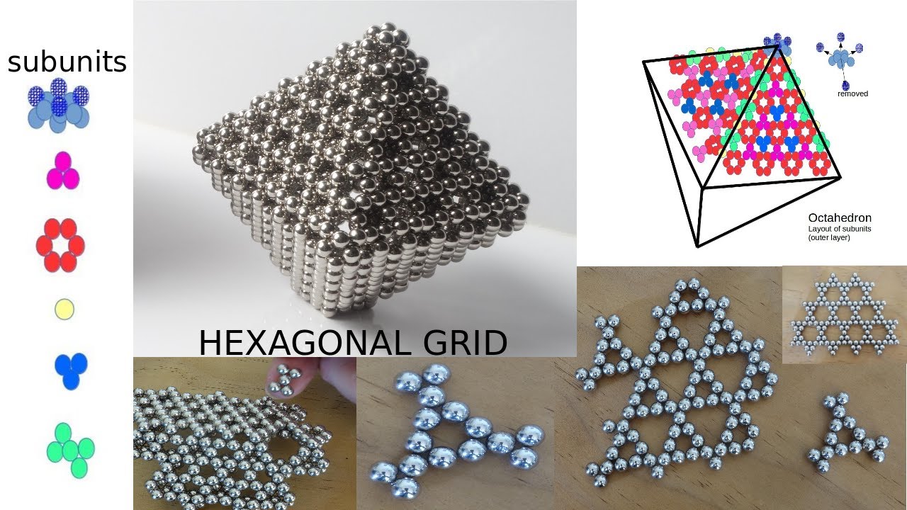 Hexagonal grid two layer octahedron