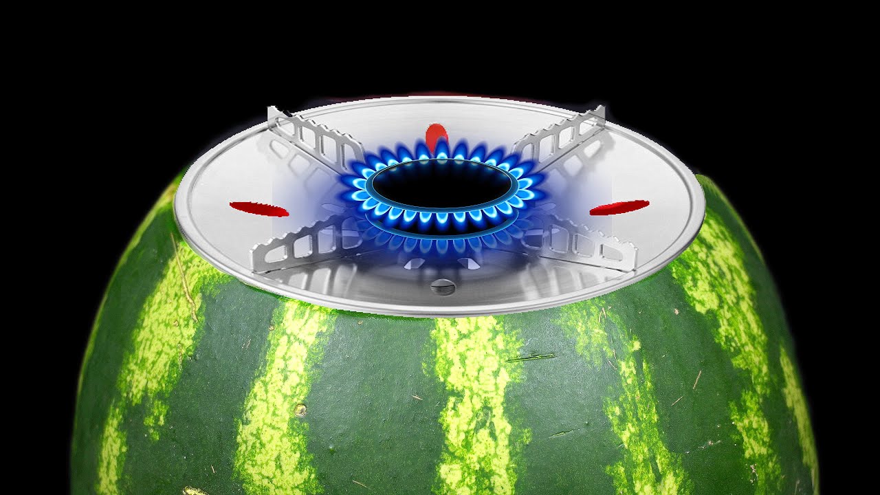Here Comes The Repairman Secret Trick! Making an Extraordinary Gas Cooker from Watermelon