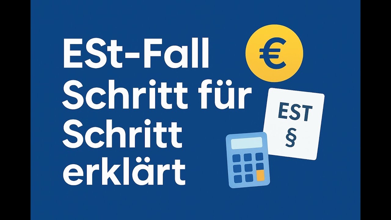 ESt-Fall ausführlich erklärt: Einkünfte, Sonderausgaben, agB, Einkommen, Freibeträge, zvE