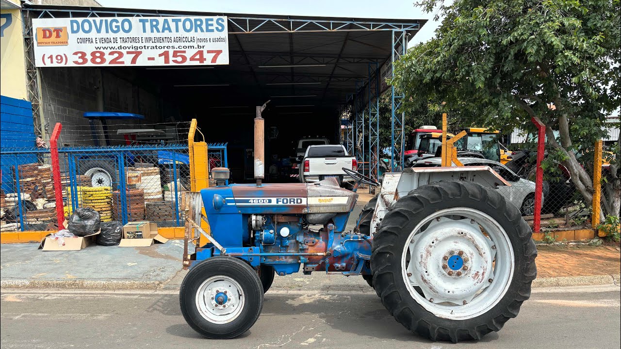 Trator Ford 4600 Ano 1983 todo original uma reliquiaaa e a Venda !!