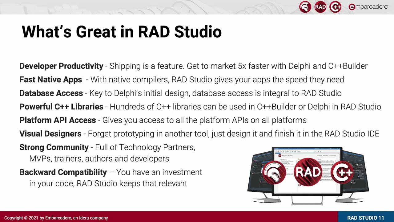 RAD Studio 11  -alexandria de yeni neler var?