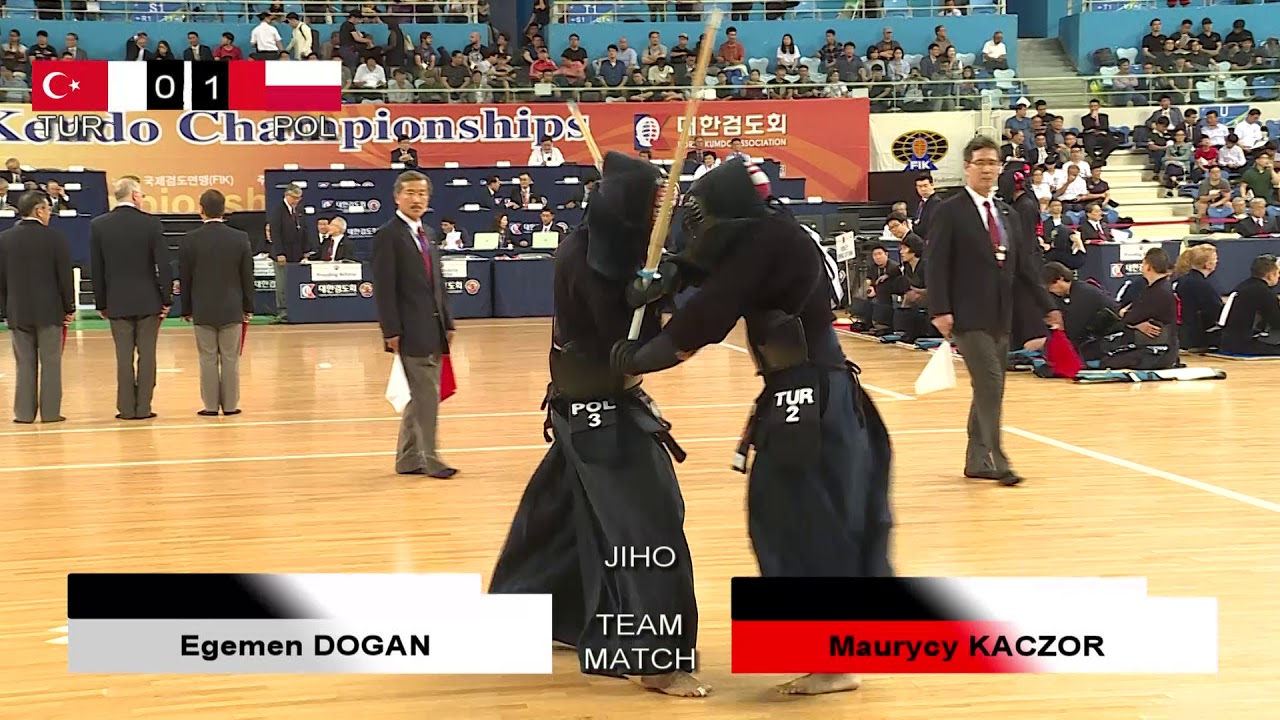 17th World Kendo Championships Men's TEAM MATCH 5ch Turkey vs Poland