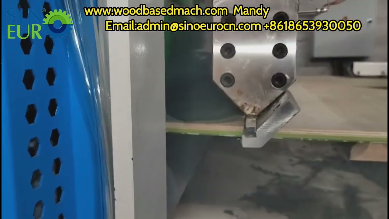 PP green film faced plywood line pp plywood making machine