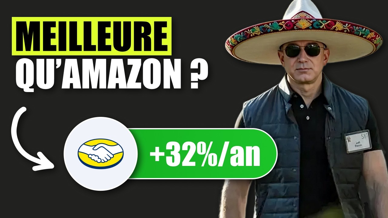MercadoLibre : Meilleure qu’Amazon ? (+32%/an !)