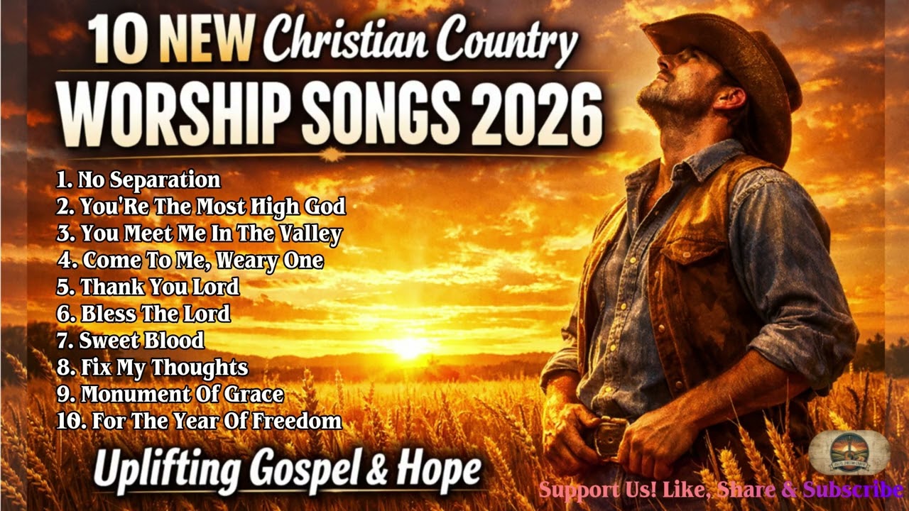 10 NEW Christian Country Worship Songs 2026 | Uplifting Gospel & Hope!!