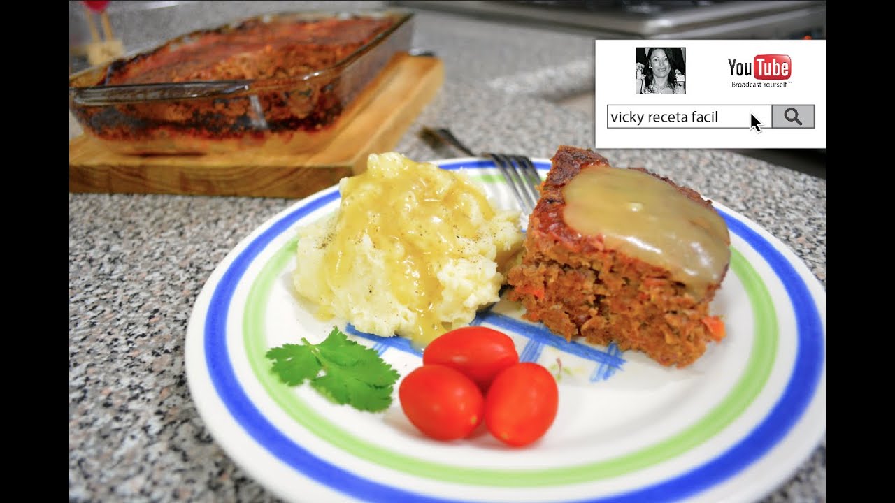 PASTEL DE CARNE | Vicky Receta Facil