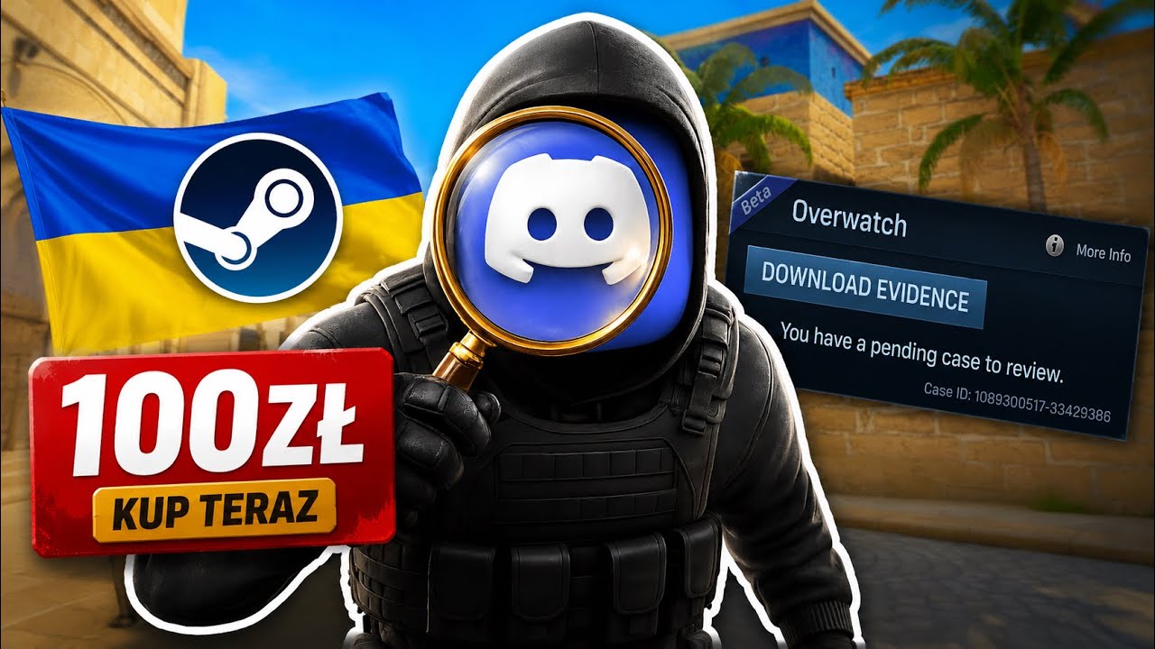 Ten DISCORD, sprzedaje UKRAIŃSKIE konta STEAM za 100ZŁ&hellip; - OVERWATCH SCAMMER&Oacute;W