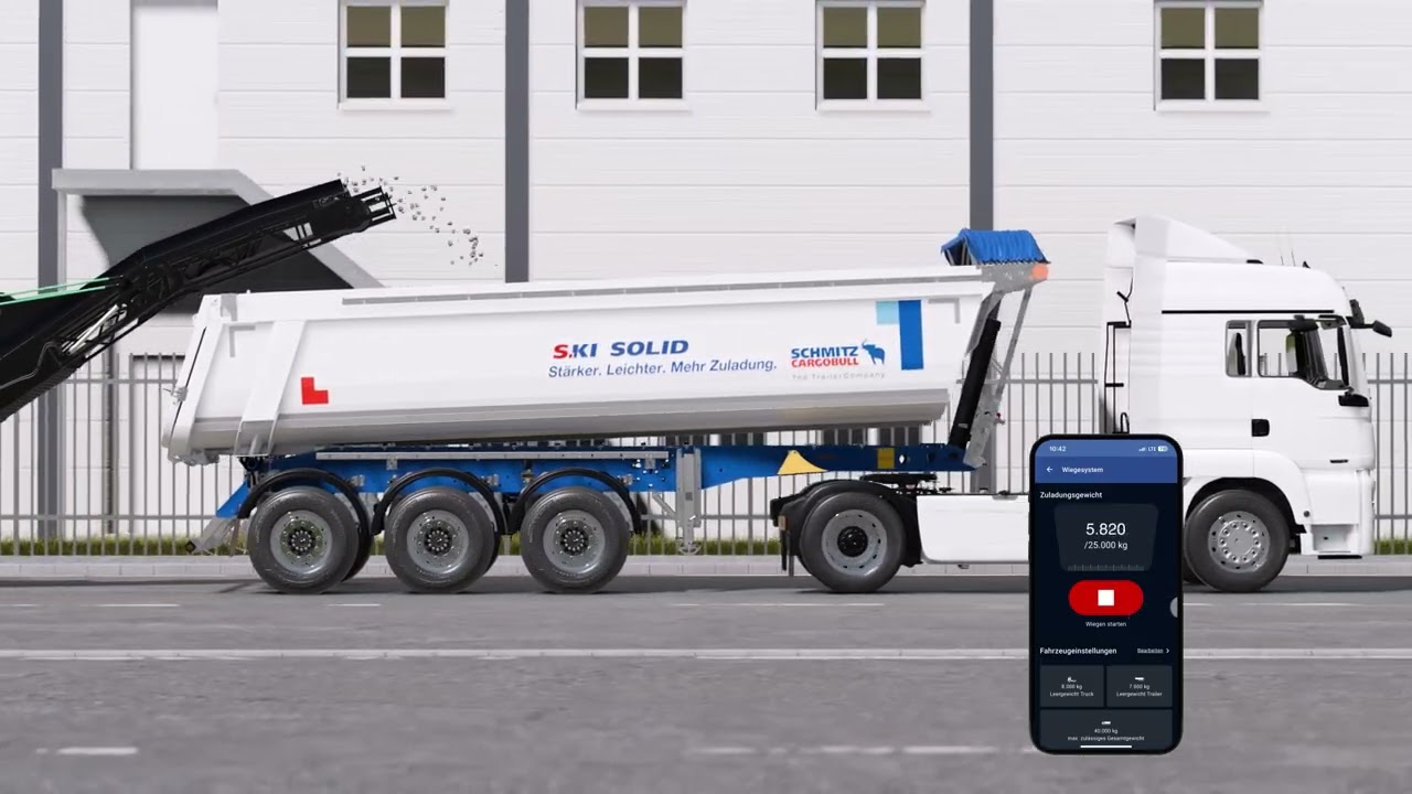 On-board weighing system S.KI tipper - Schmitz Cargobull [english]
