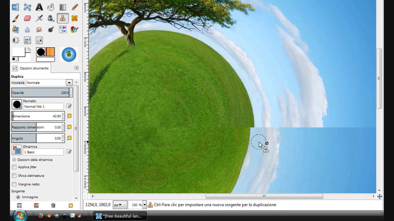 Gimp Tutorial (ITA) strumenti di clonazione