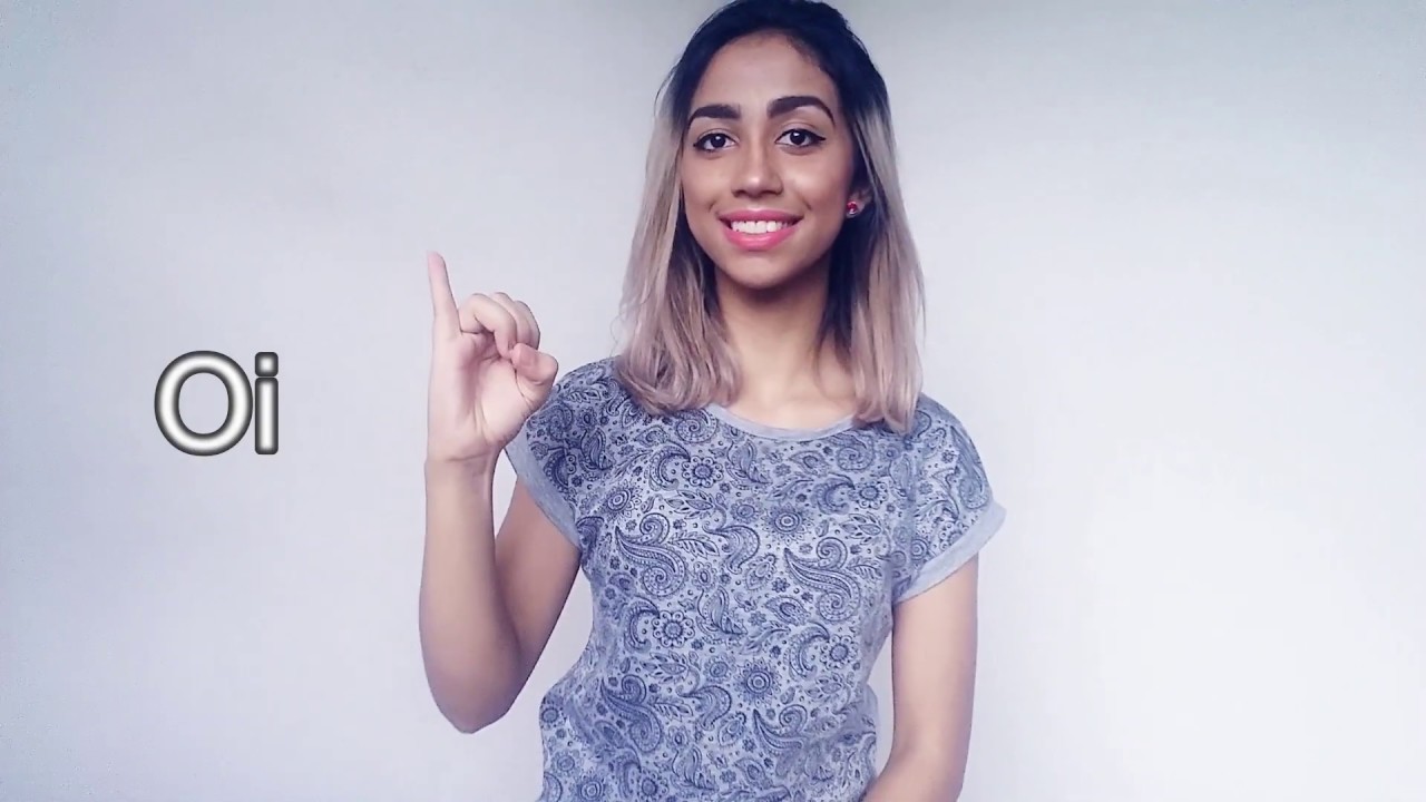 Como se diz Oi, tudo bem em Libras? / 👱 Larissa Araujo