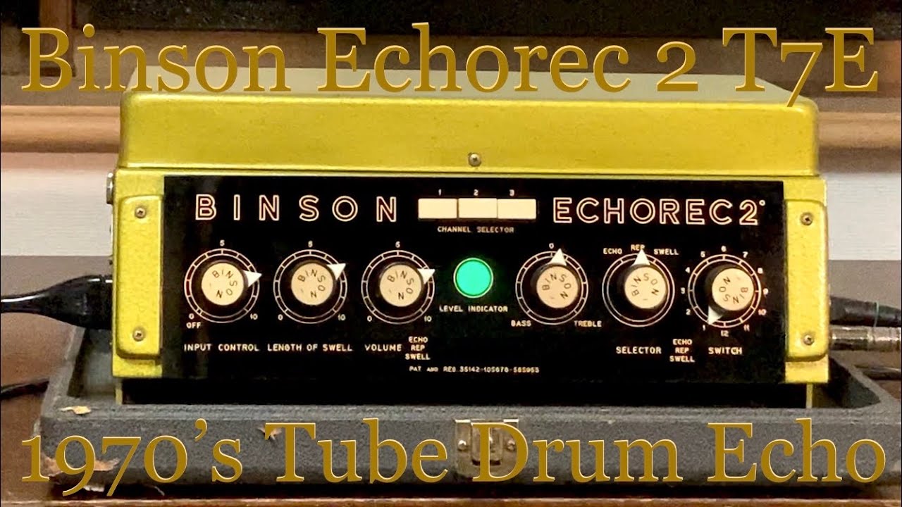 Binson Echorec 2 T7E 1970’s Drum Echo Machine [Tube Type]