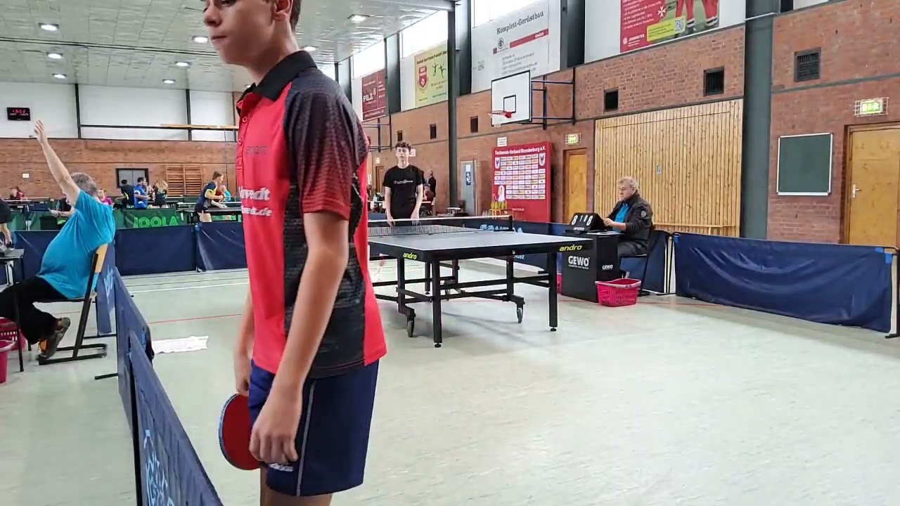 Verbandsrangliste U15 Benno Pigur gegen Maximilian Schulz