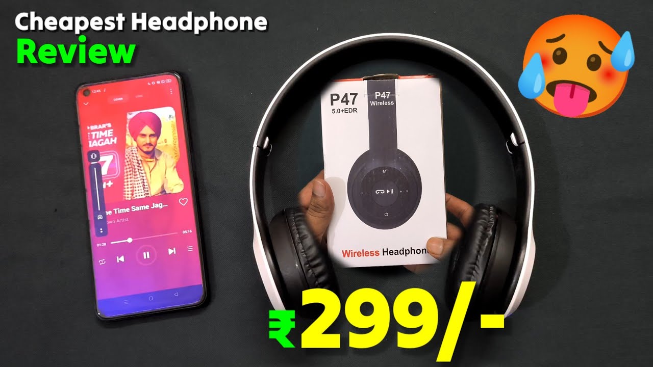 Techpunch P47 Wireless Headphones Review || Worricow Bluetooth Headphones P47 Sound Test