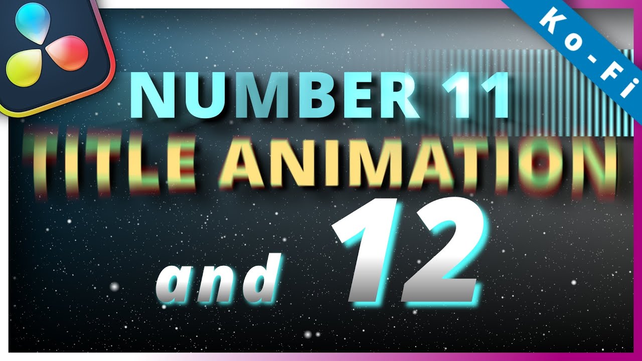 Dynamic Title FX #11 & 12 Preview [Free DaVinci Resolve] #titleanimation #davinciresolvetutorial