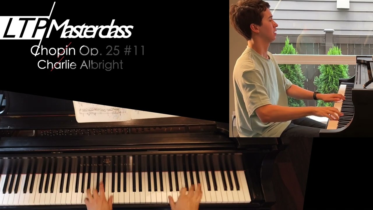 Learn to Play Masterclass - Chopin Etude Op. 25, #11: Winter Wind - Charlie Albright, Pianist