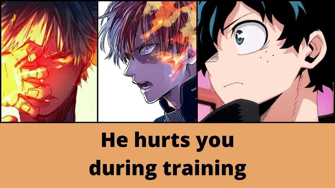 He hurts you during training - bnha x Listener MHA ASMR