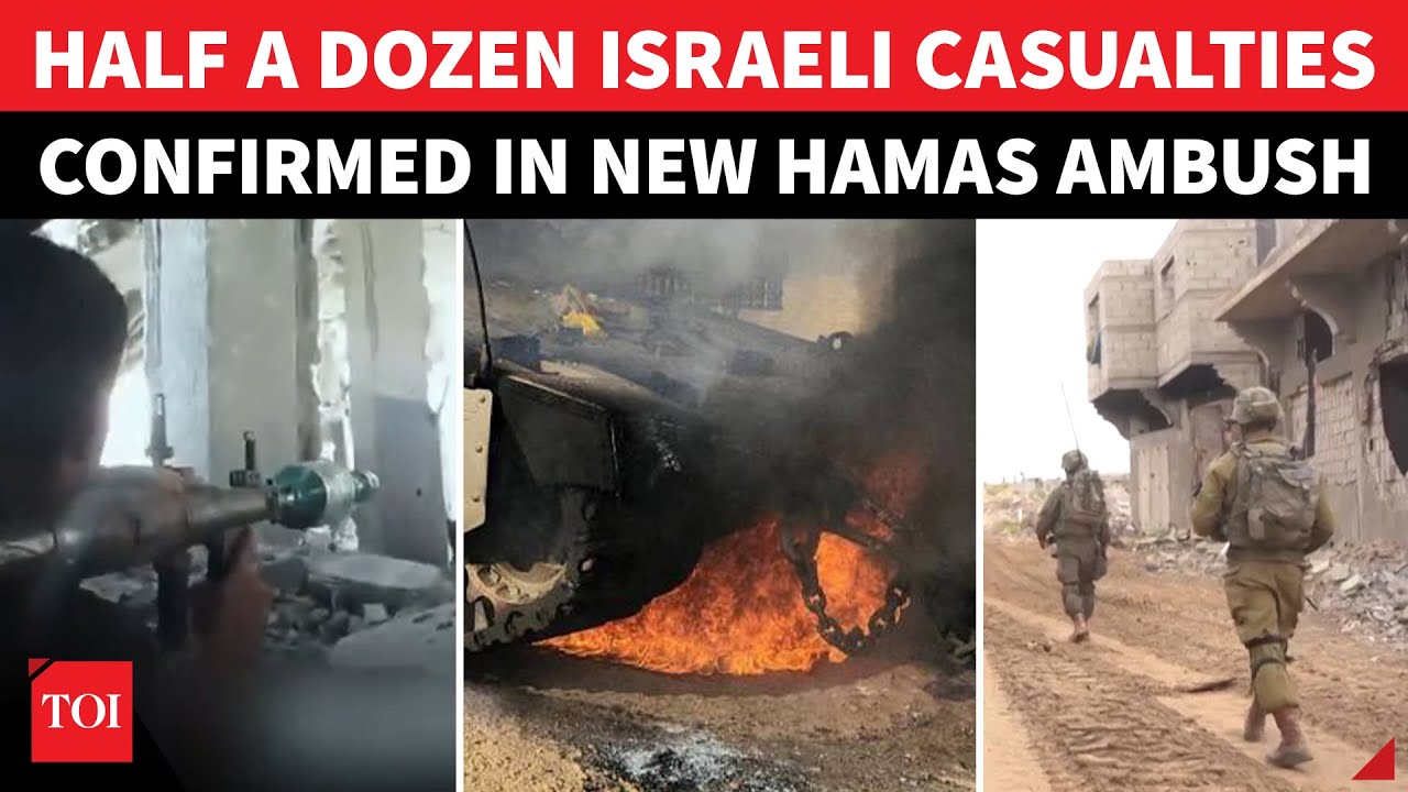 ‘6 Israeli Casualties…’: New Hamas Ambush In Gaza Deals Heavy Blow To IDF | US ‘Alarmed’