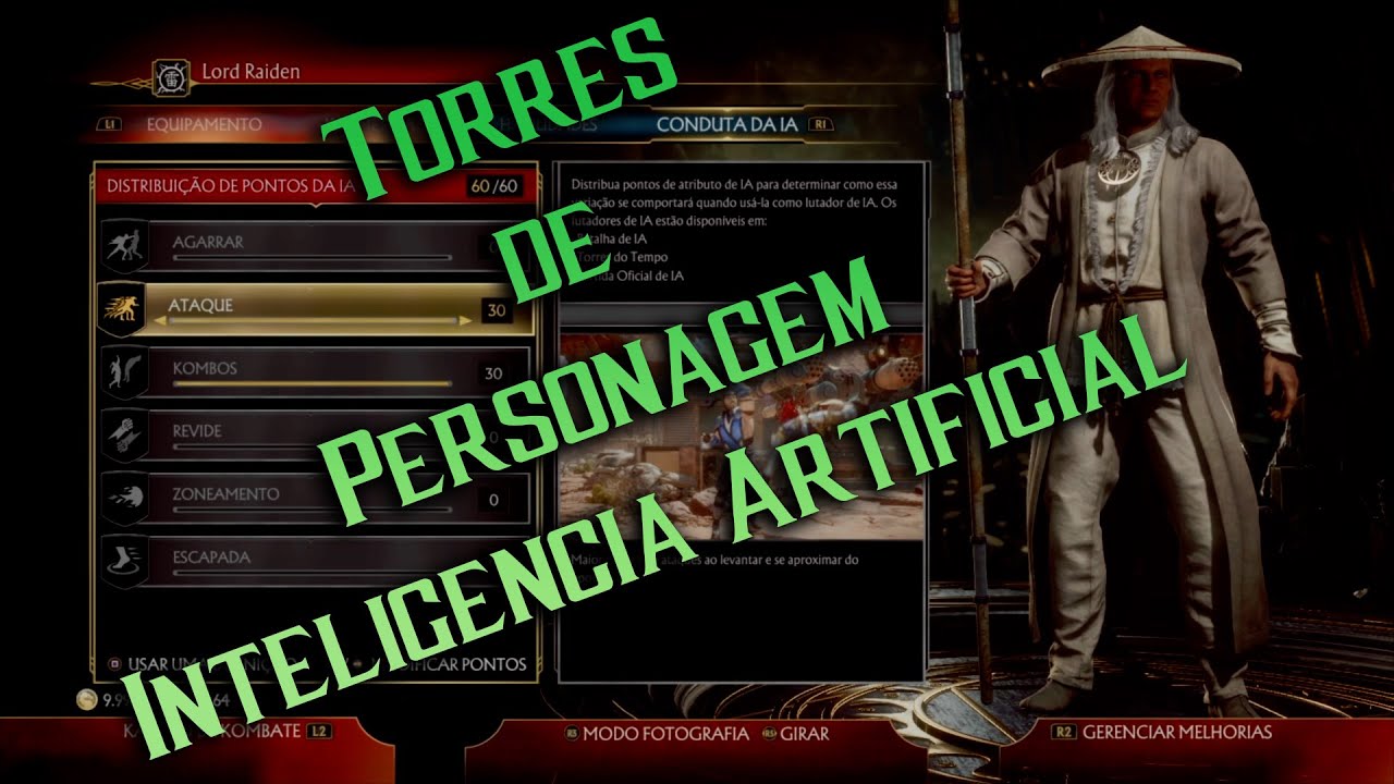 Como deixar IA jogando as torres de Personagem