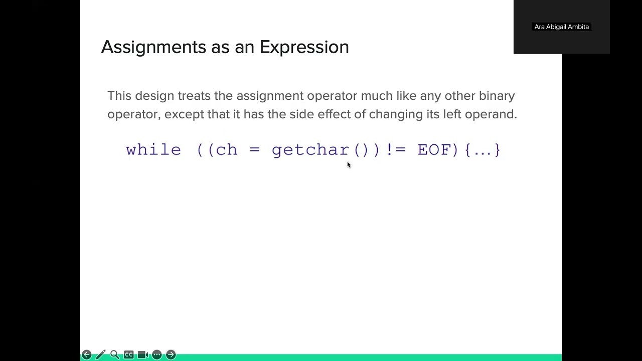 4 - Assignment as Expressions