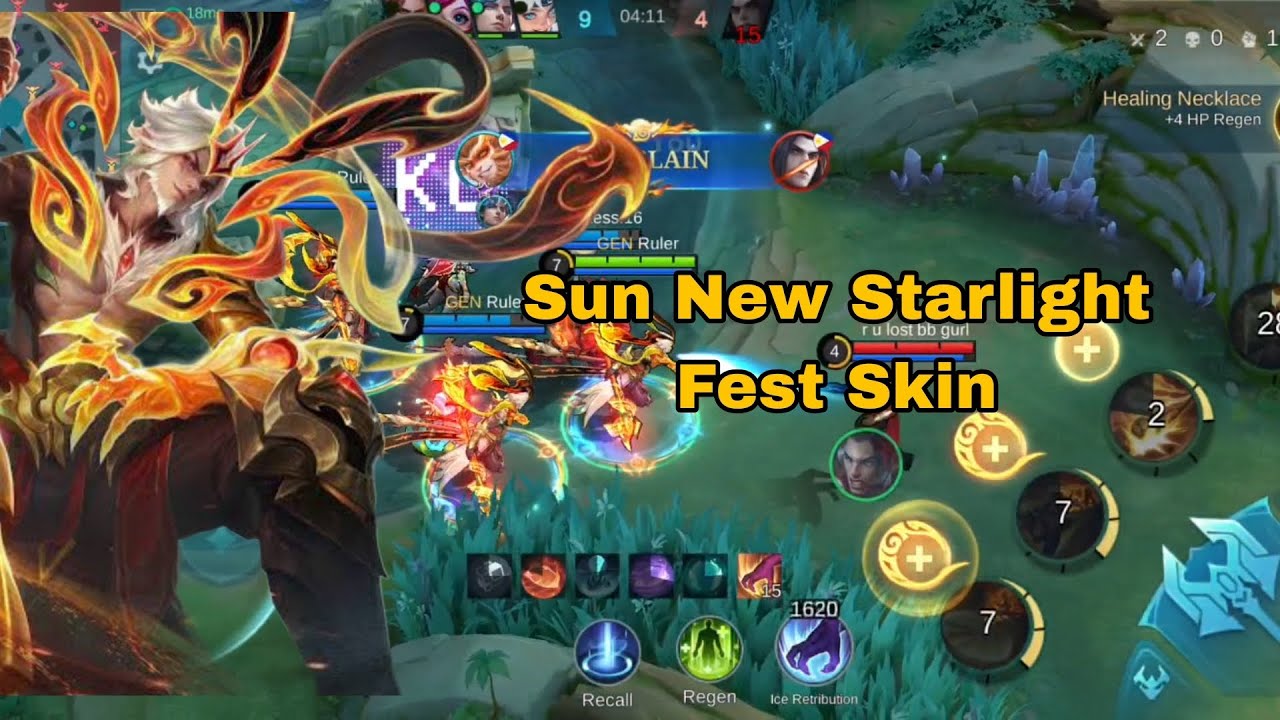 Sun Queller of Chaos New Annual Skin #fypシ #foryou #mobilelegends #mlbb #sun