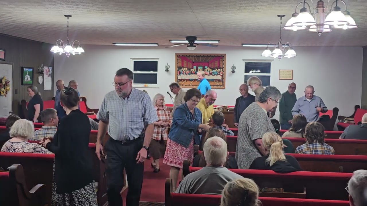 Brush Creek United Baptist Church service 11/16/2025.  Elder Tommy Damron preaching