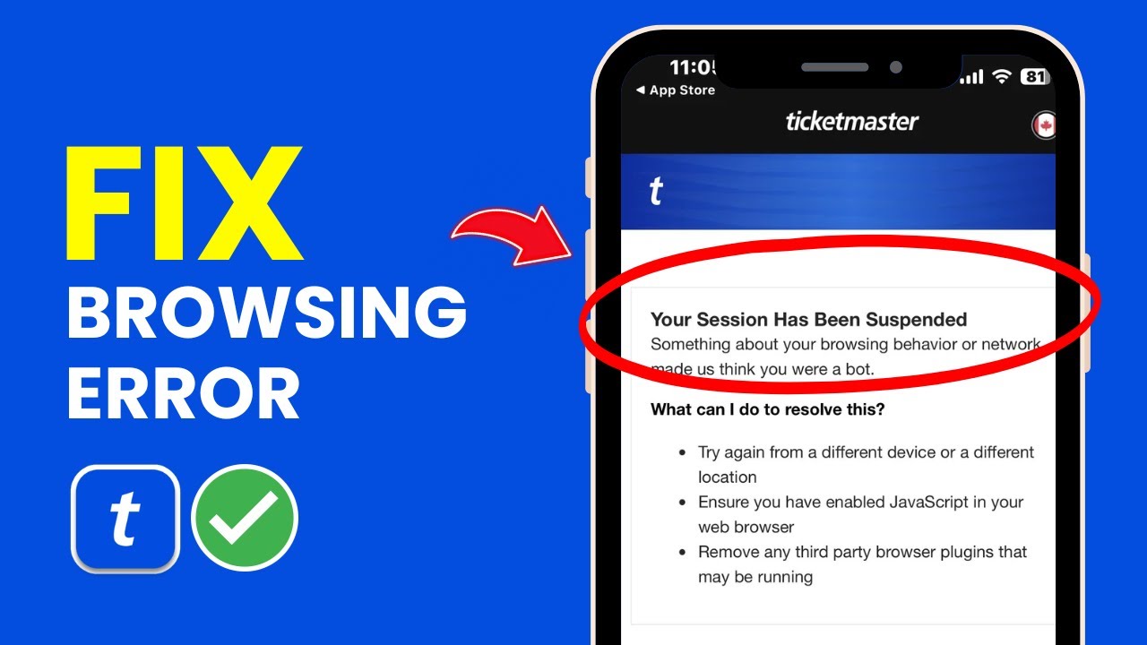 FIX Your Browsing Activity Has Been Paused on Ticketmaster