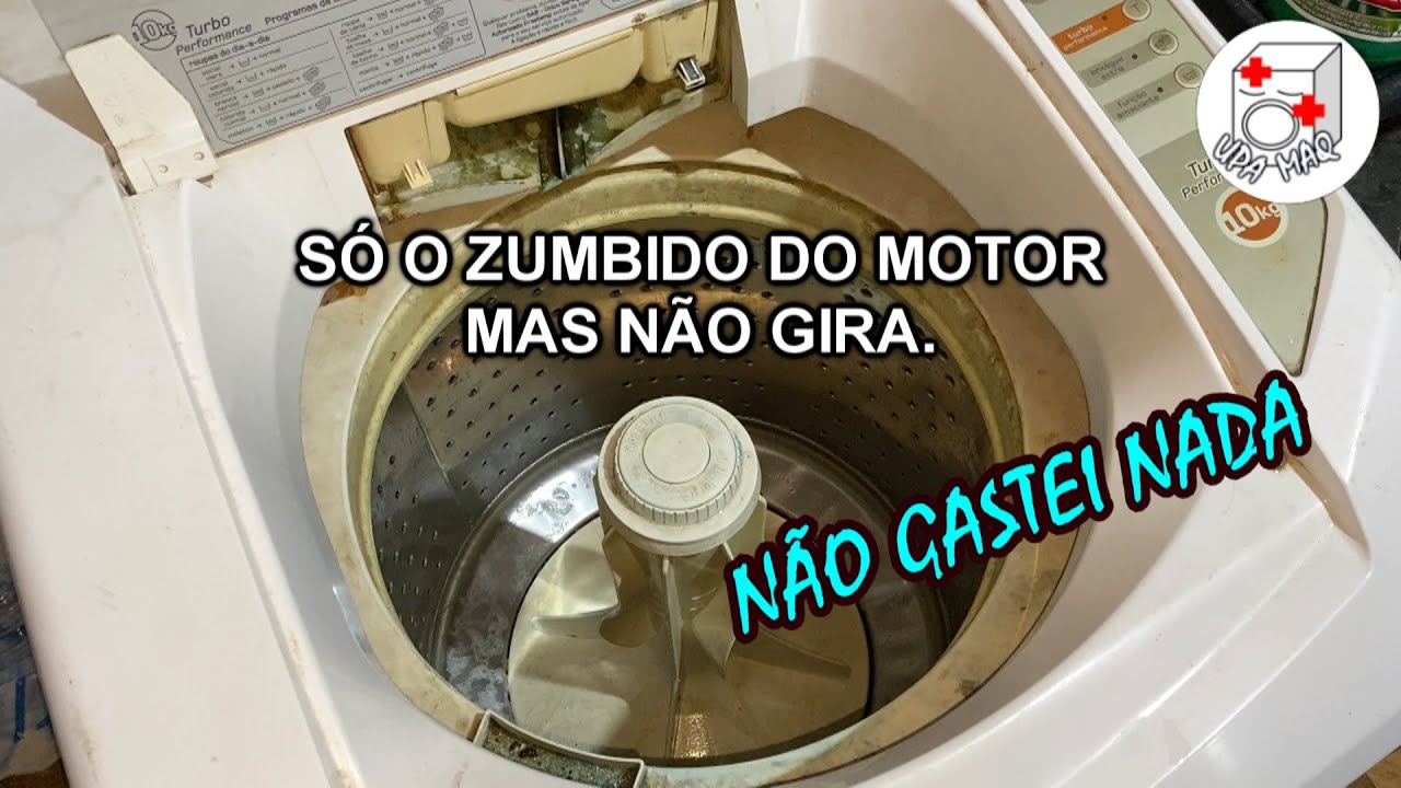 LAVADORA DE ROUPAS NÃO BATE A ROUPA E NEM CENTRIFUGA