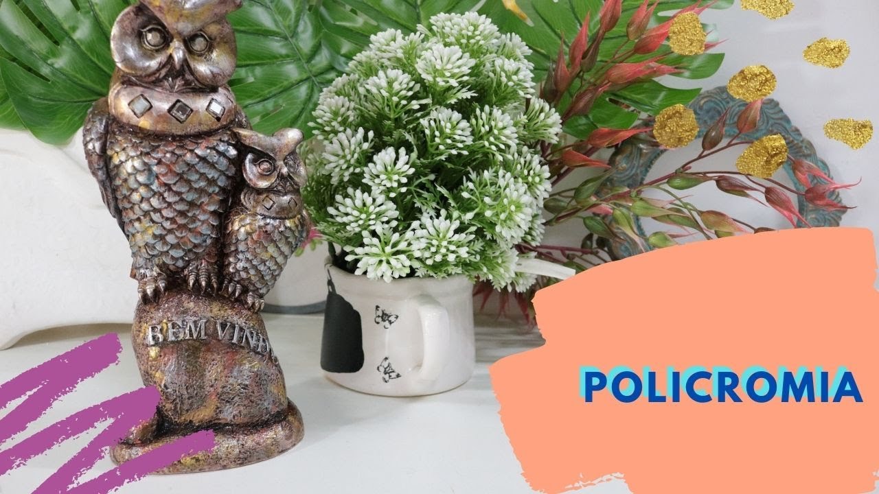 PINTURA EM GESSO - POLICROMIA