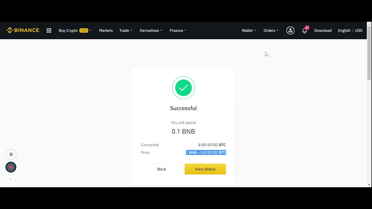 Funding your GoChain wallet using Binance.com