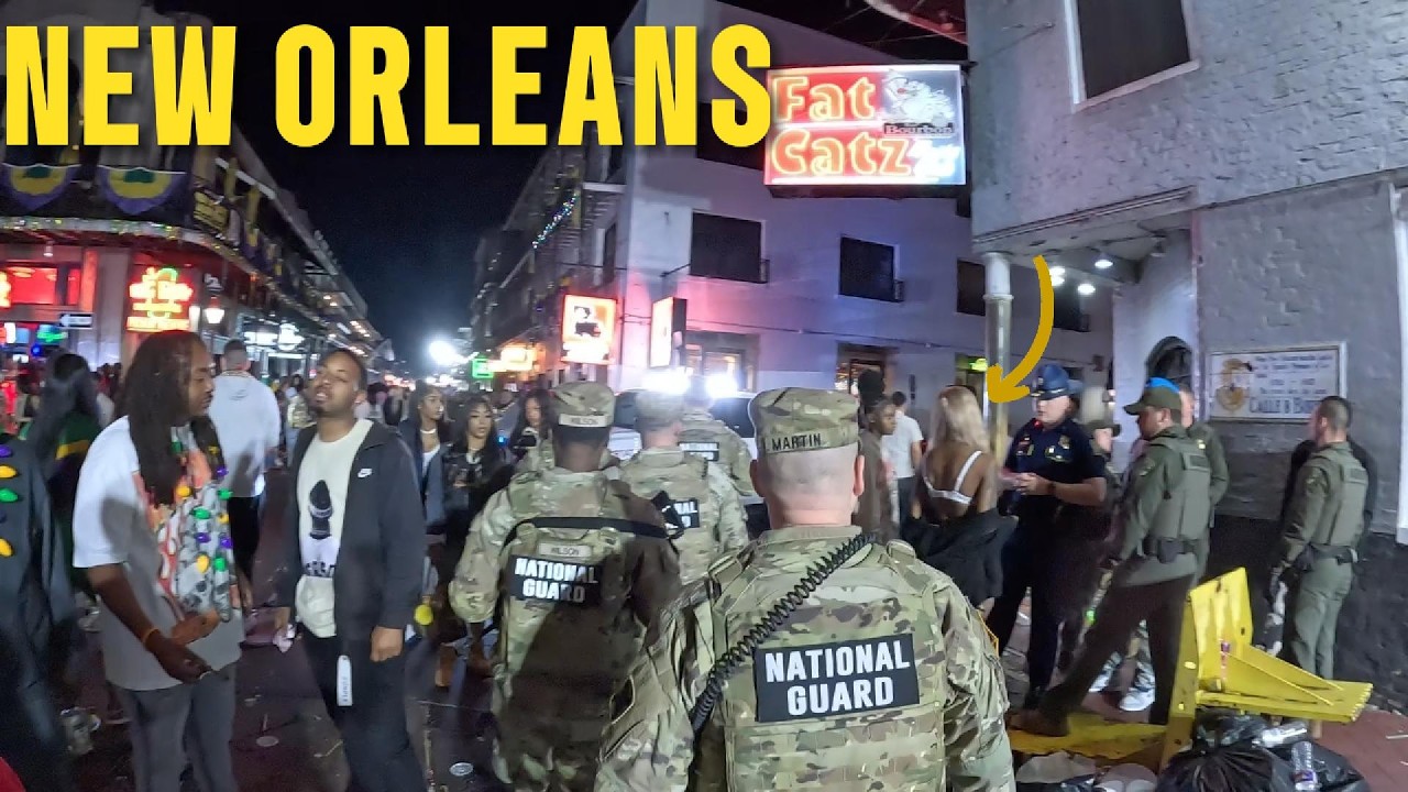 Noite de Carnaval na cidade mais PERIGOSA dos EUA | New Orleans | Mardi Gras