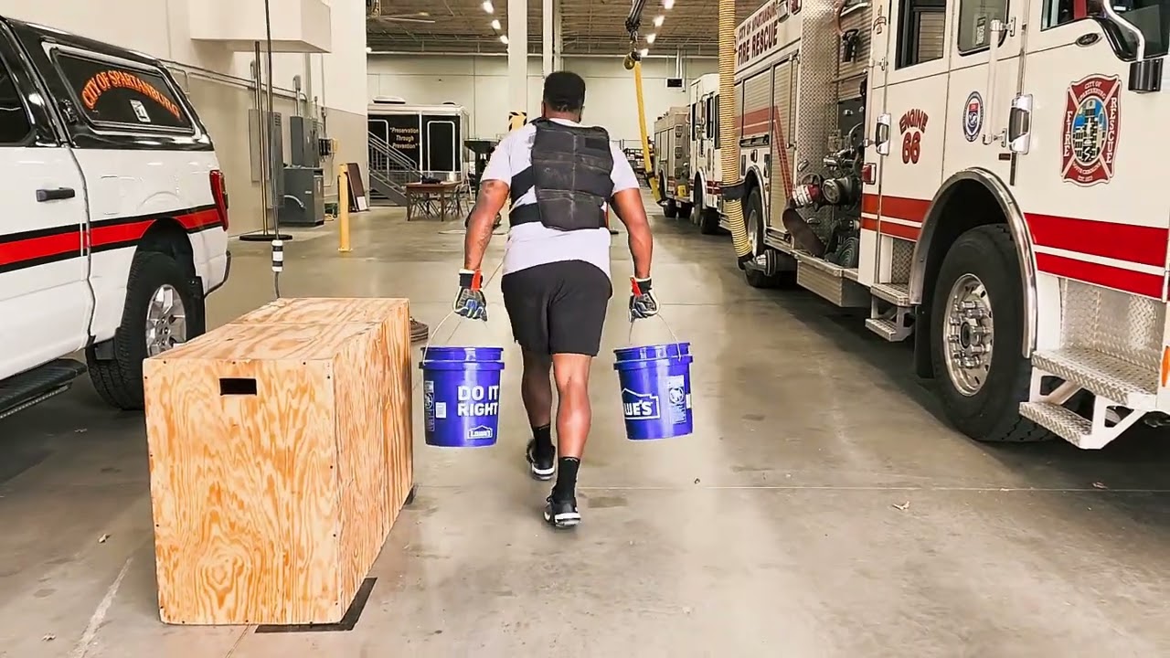 Spartanburg Fire Department 2025 Physical Agility Test Video