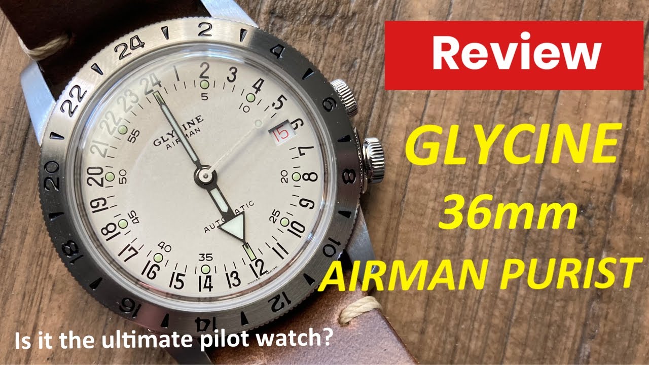 Обзор Glycine Airman Purist 36mm