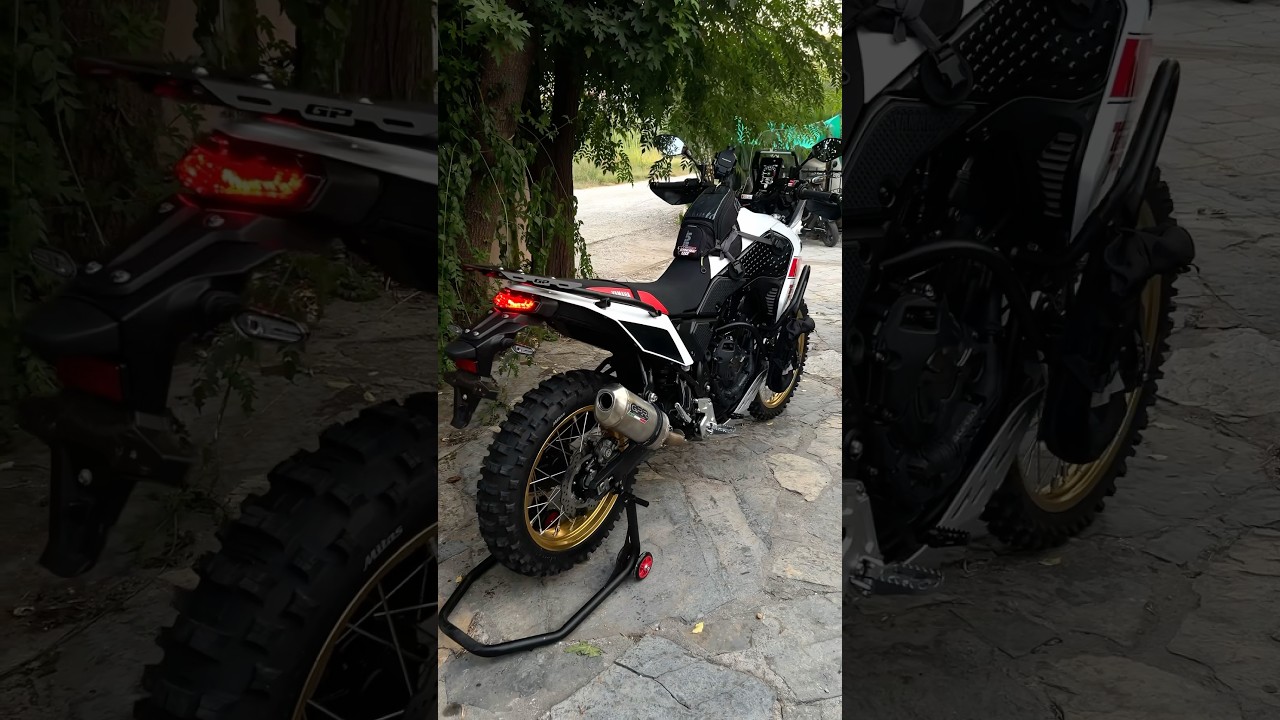 Tenere 700 Rally Edition on enduro tires