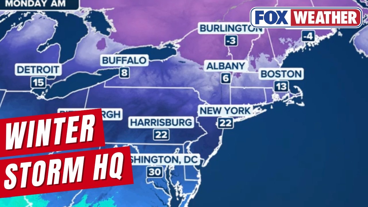 Back-To-Back Snowstorms Impact The Midwest And East Coast To Kick Off March