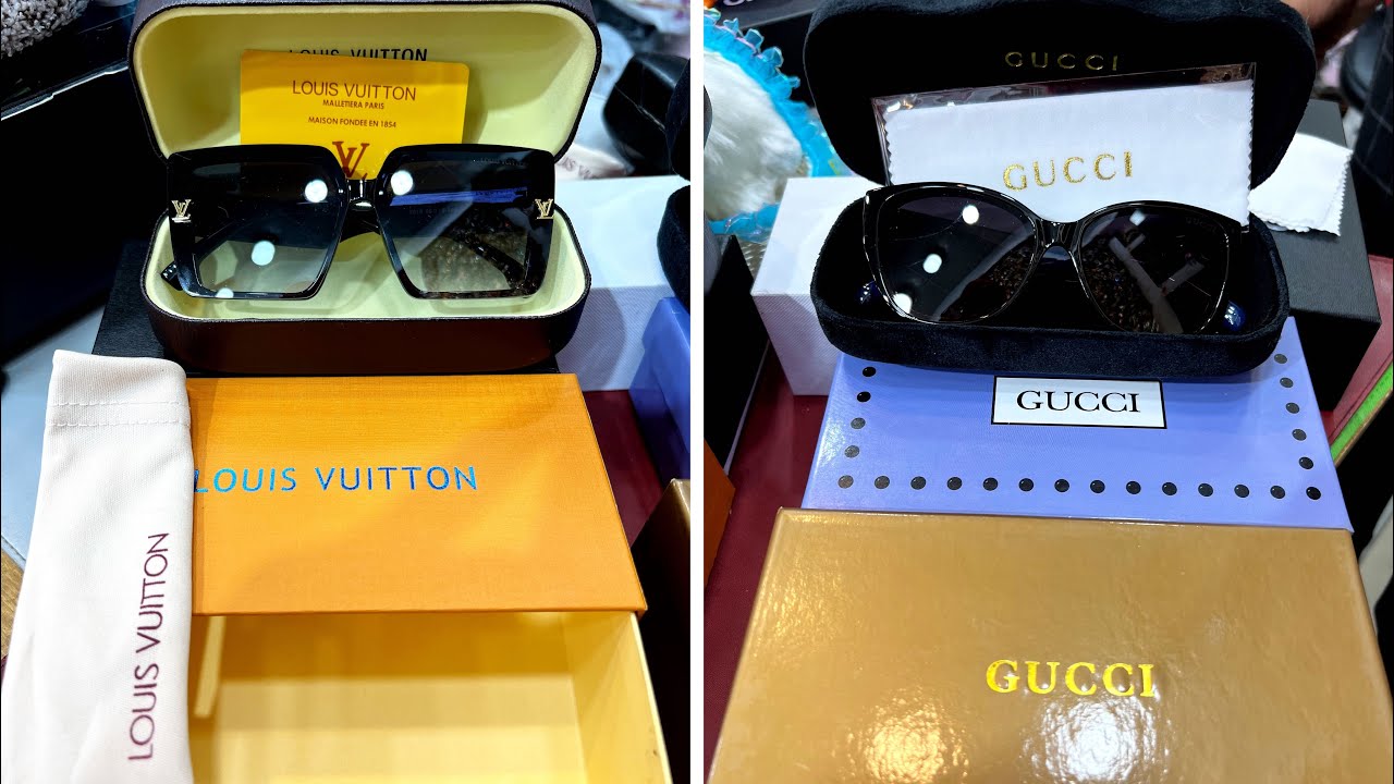 Branded sunglass with luxury box&card | ব্রান্ডের সানগ্লাস অর্ধেক দামে #shopping_guide