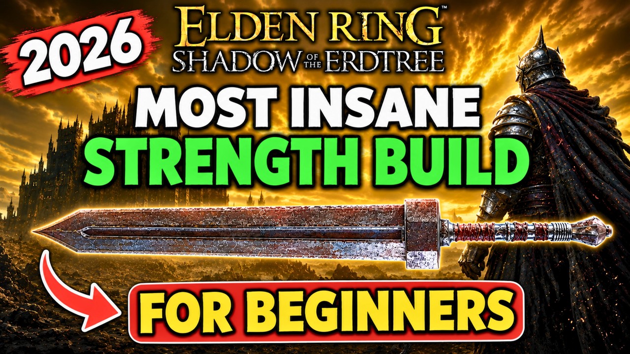 Билд на Великий меч в Elden Ring &mdash; самый БЕЗУМНЫЙ СИЛОВОЙ билд для новичков в Elden Ring 2026