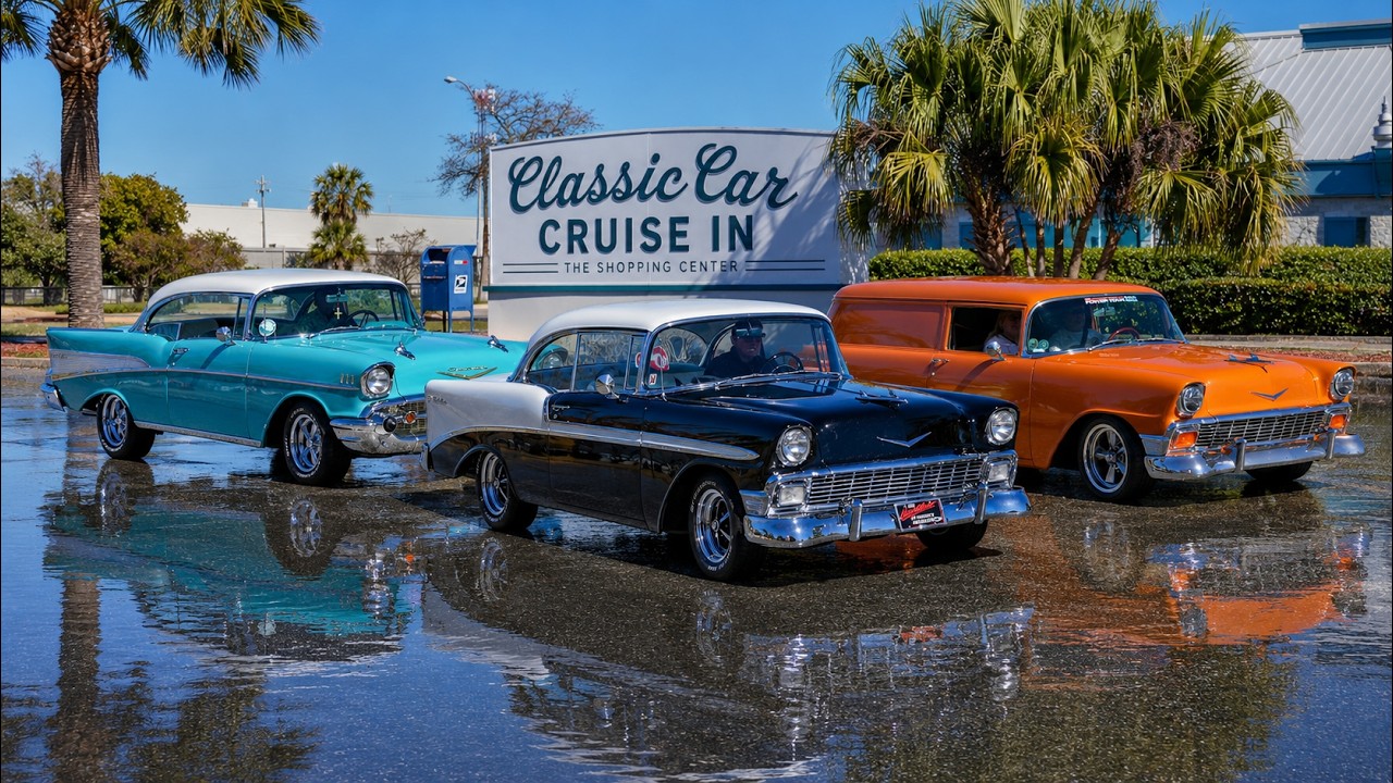 Muscle Car Cruise in - Clay County Cruzers - Callahans Irish Bistro - Orange Park Florida