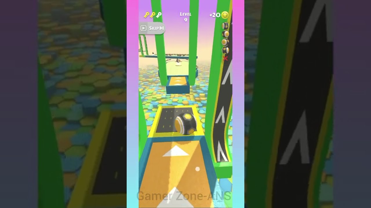 Action Balls Game - Amazing Ball Run Game, gameplay walkthrough, SpeedRun, lev-6-10, IOS, Android