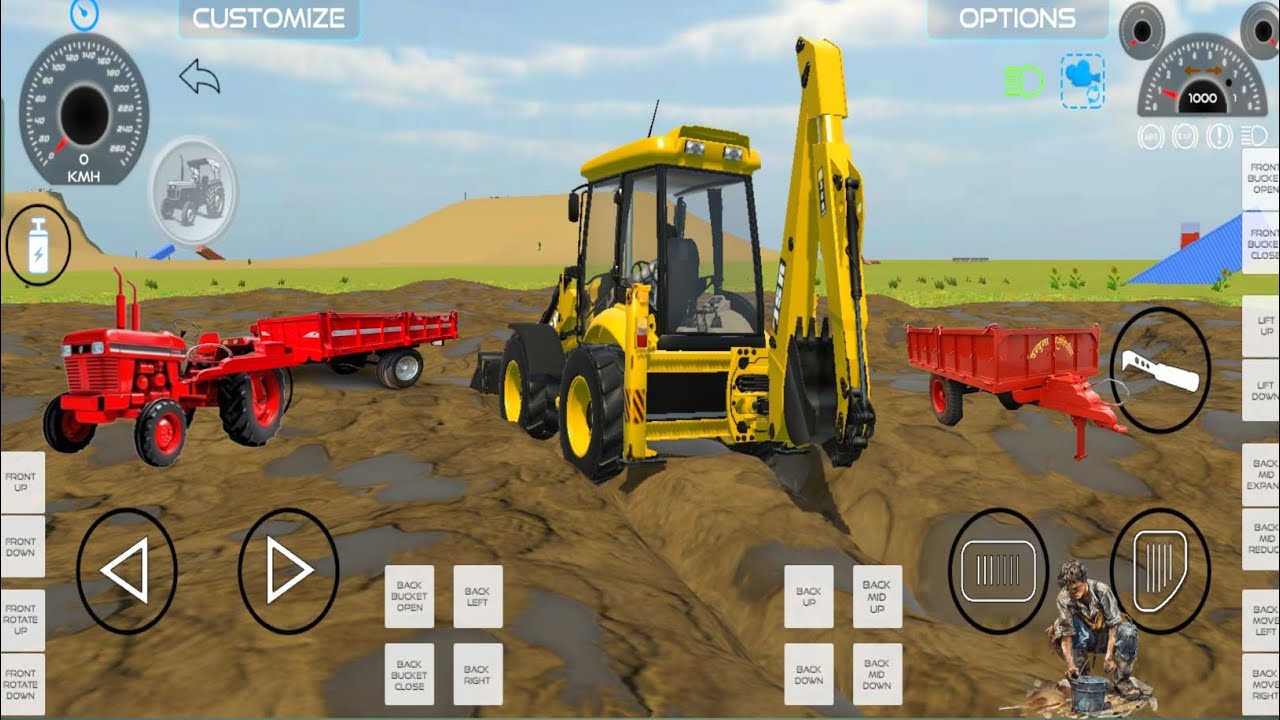 JCB TECTOR 3d GAME 🎮 new tector and new jcb aaj kam pe 