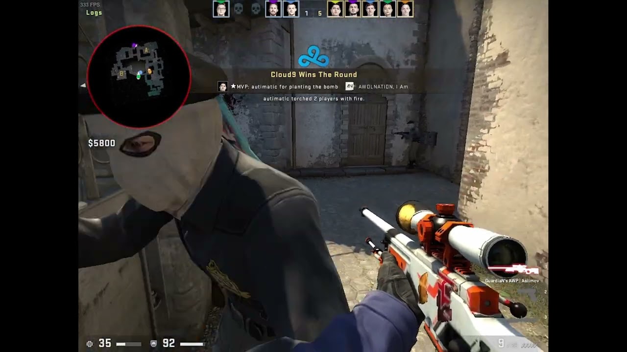 CSGO POV Cloud9 Stewie2K (32/29) vs FaZe (inferno) @ ELEAGUE Major Boston 2018