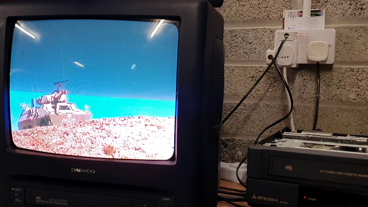Mitsubishi HS-M58 hifi stereo vcr, playback after repair.