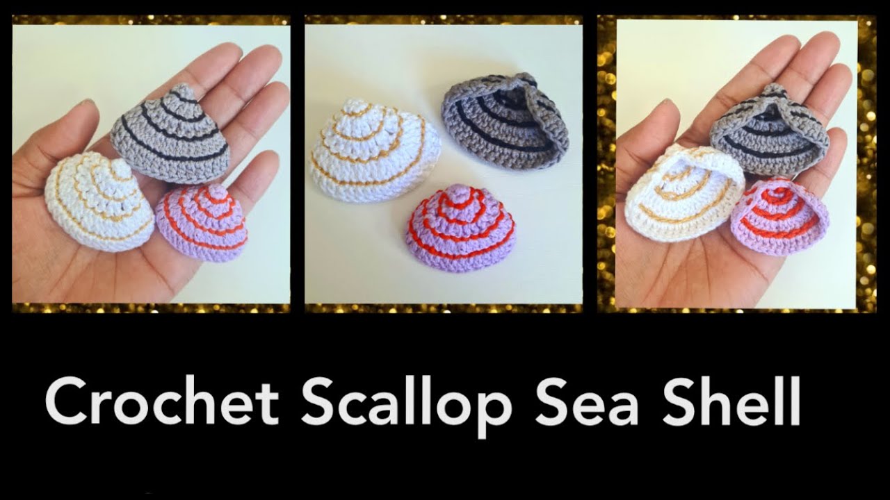 Как связать крючком ракушку-гребешок || Вязание крючком ракушки