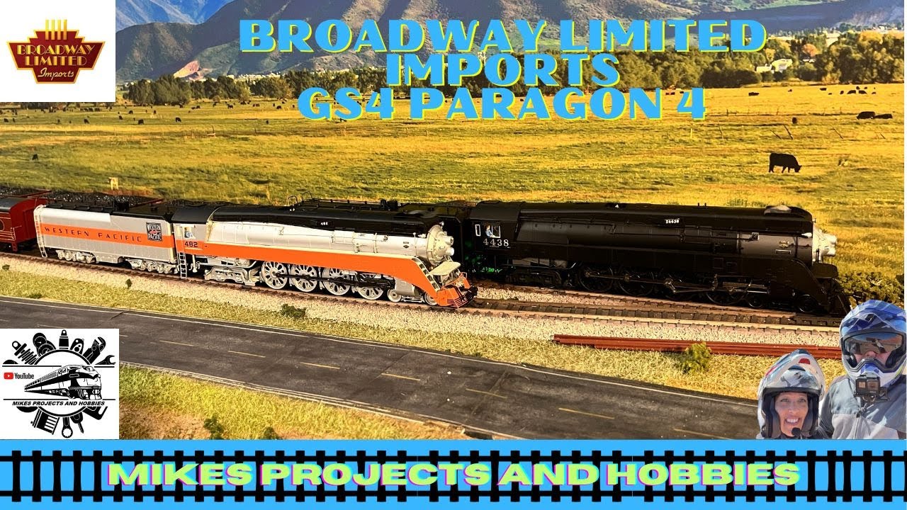 New Release Broadway Limited HO Western Pacific GS-4, #482 and BLI SOUTHERN PACIFIC GS-4, #4438