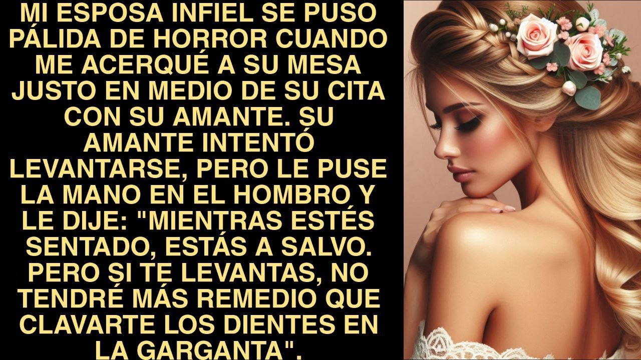 Mi Esposa Infiel Se Puso Pálida De Horror Cuando Me Acerqué A Su Mesa Justo En Medio De Su Cita Con