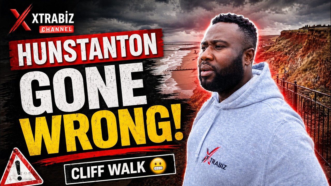 Hunstanton Beach Trip GONE WRONG... Wait 'Til You See the Cliff Walk! 😬