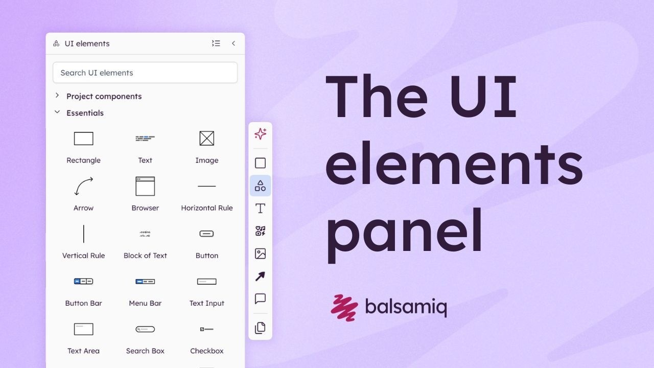 The UI elements panel - Feb 2026 release