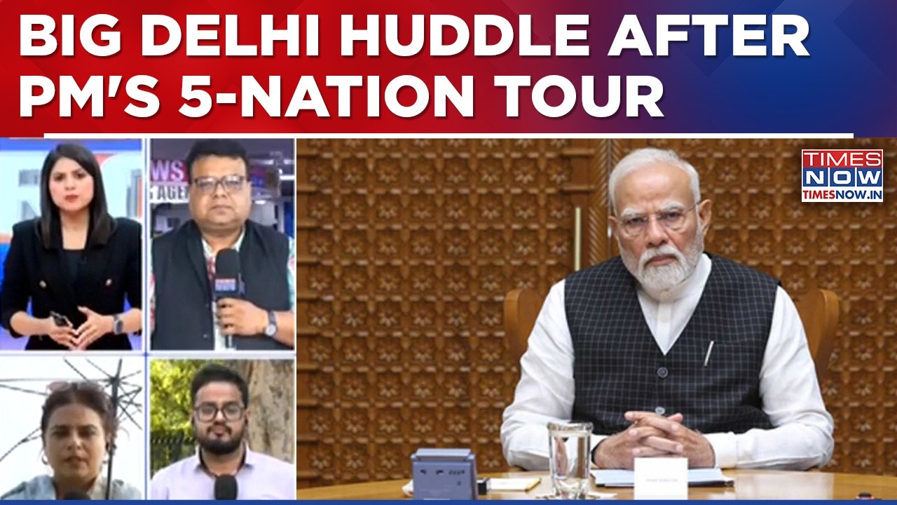 Crucial Council Of Ministers Meeting In Delhi | Big Huddle After PM Modi's 5-Nation Tour | Watch