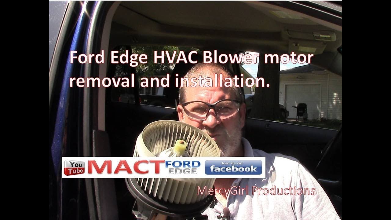 Снятие и установка электродвигателя вентилятора HVAC Ford Edge