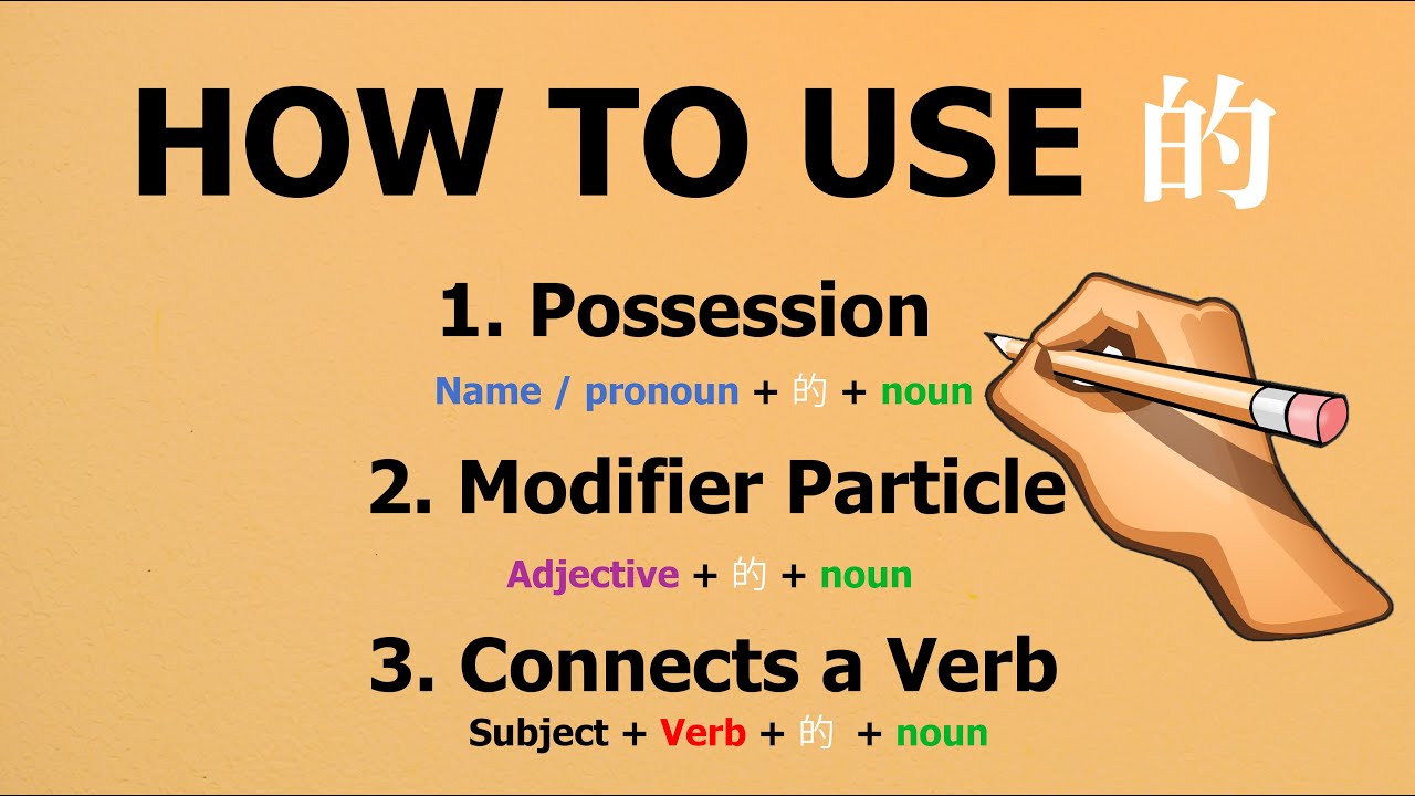 Китайская грамматика для начинающих: узнайте, как использовать 的 за 3 минуты!
